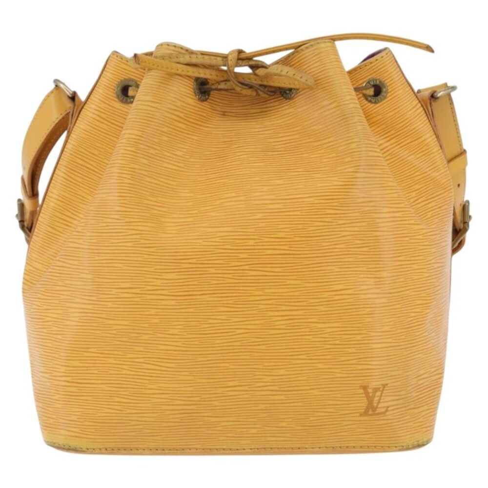 Louis Vuitton Petit Noe Epi Leather Yellow Leather Shoulder Bag Bag